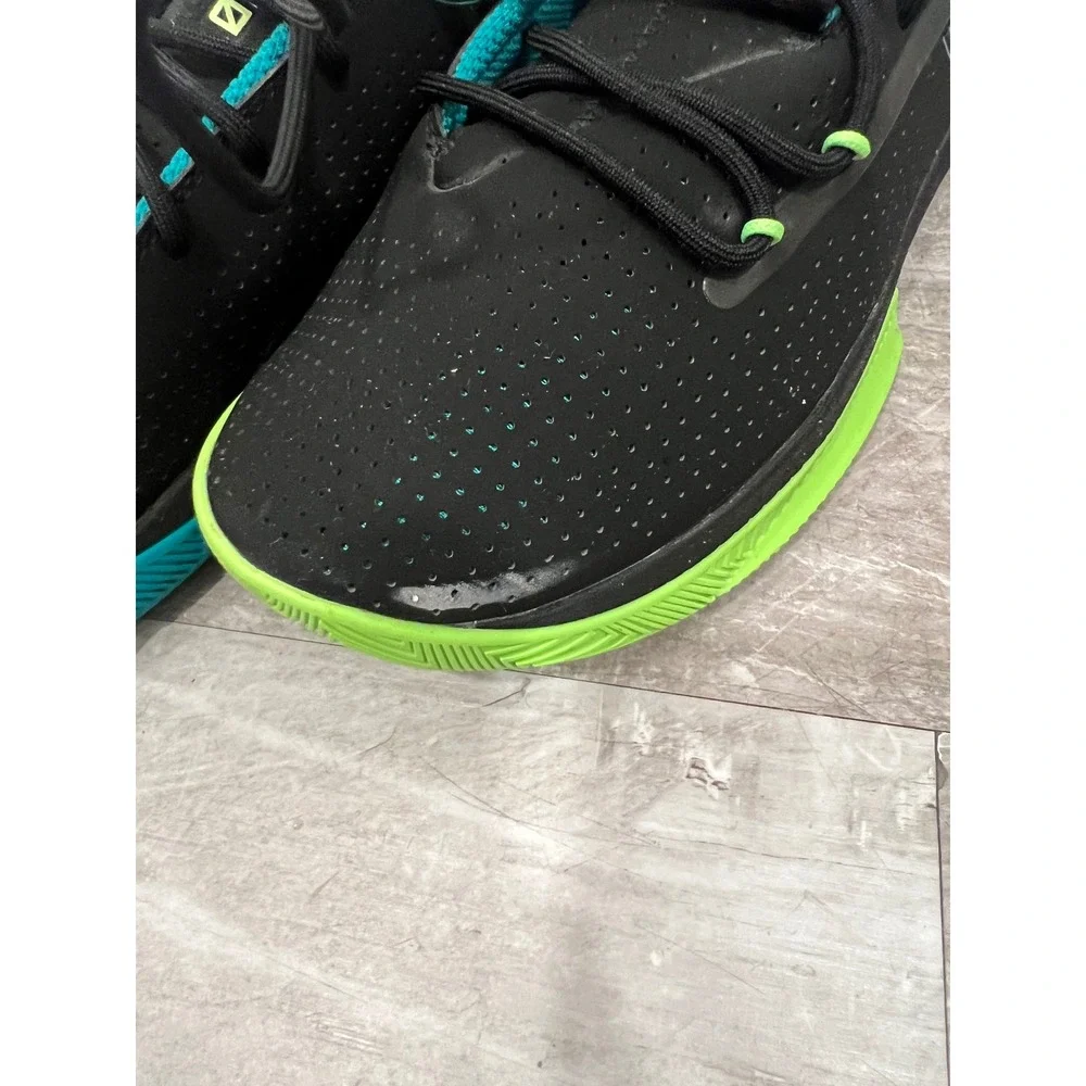 Under Armour Curry SC 3Zero III Basketball Shoes Youth US Mens 7 Black Green